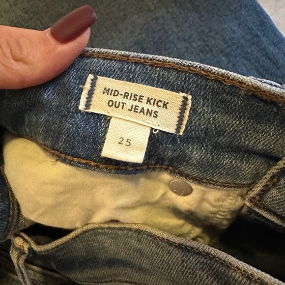 NWOT MADEWELL Kick Out Jeans -W25 - Picture 14 of 15